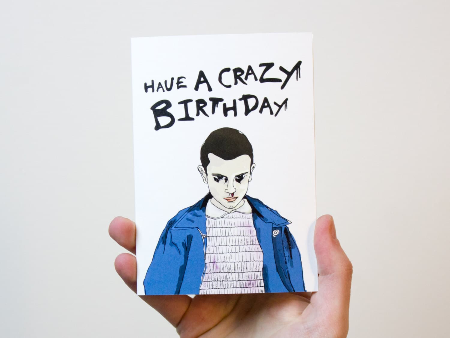 Stranger Things Birthday Card Ideas