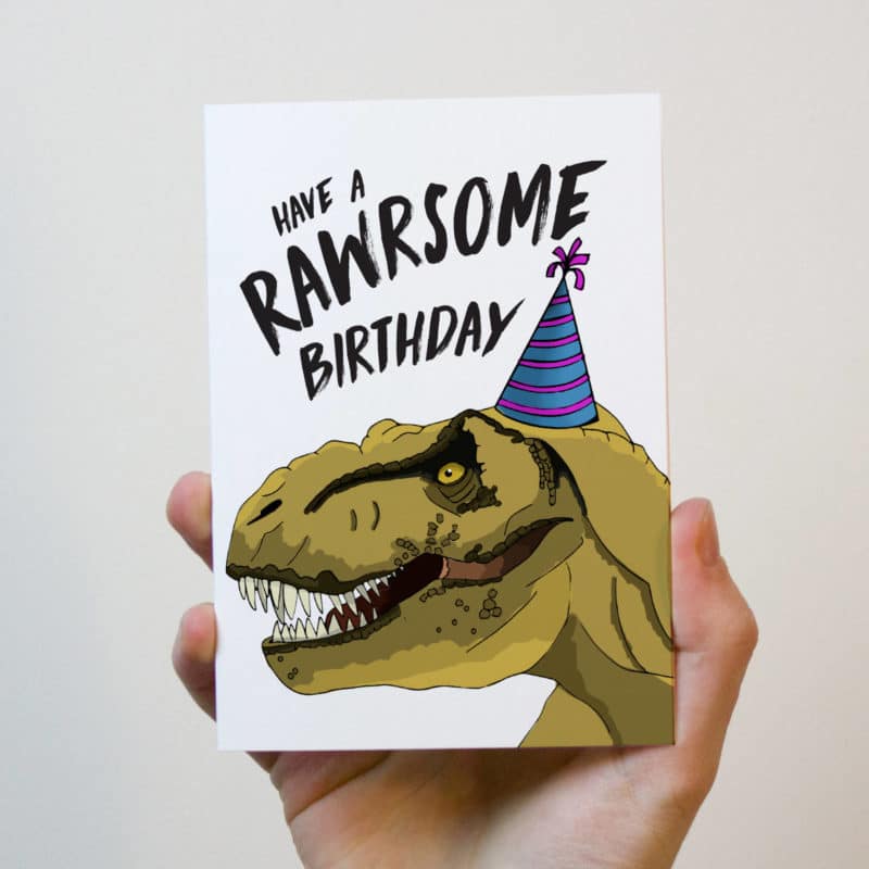 Dinosaur Birthday Card