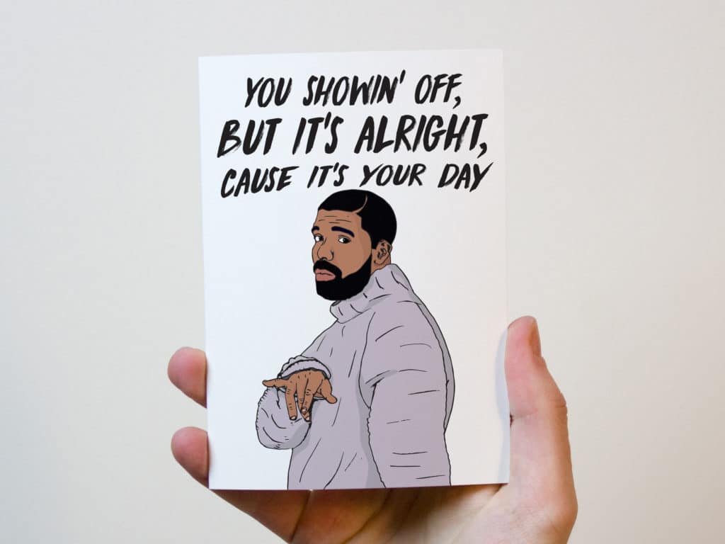 Drake Birthday Card